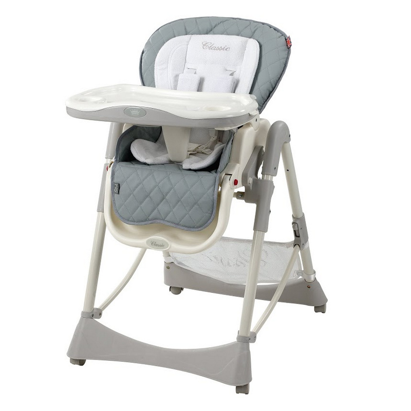 Стульчик для кормления Happy Baby William - grey